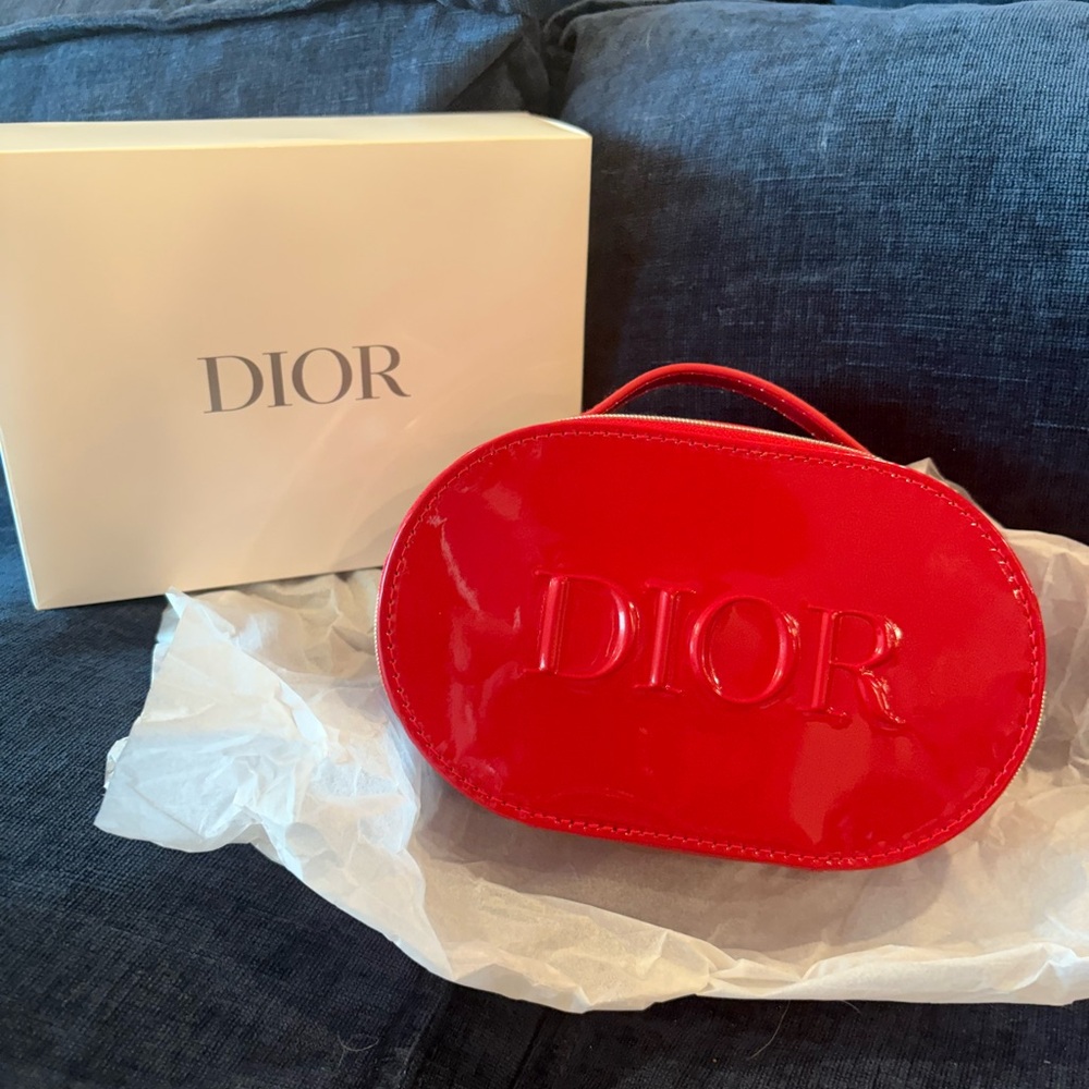 NIB Dior LIMITED EDITION Red Pouch